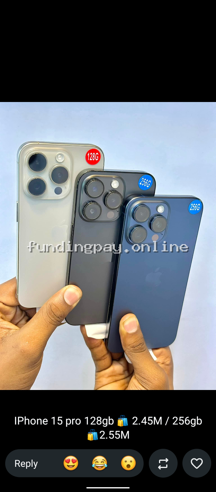 iPhone 15 Pro 128gb/ 256gb